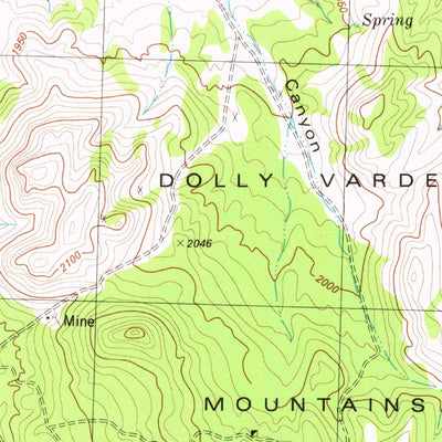 United States Geological Survey Mizpah Point, NV (1982, 24000-Scale) digital map