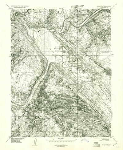 United States Geological Survey Moab, UT (1959, 24000-Scale) digital map