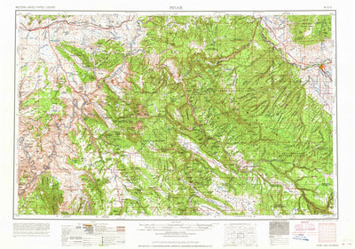 United States Geological Survey Moab, UT-CO (1965, 250000-Scale) digital map