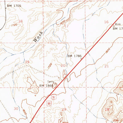 United States Geological Survey Moapa, NV (1958, 62500-Scale) digital map