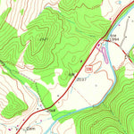 United States Geological Survey Moatstown, WV (1968, 24000-Scale) digital map