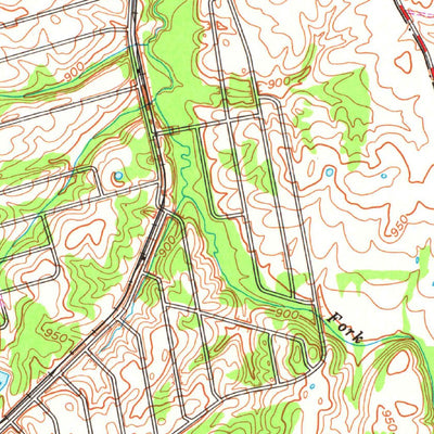 United States Geological Survey Moberly, KY (1952, 24000-Scale) digital map