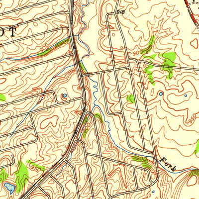 United States Geological Survey Moberly, KY (1954, 24000-Scale) digital map