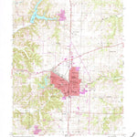 United States Geological Survey Moberly, MO (1953, 24000-Scale) digital map