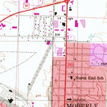 United States Geological Survey Moberly, MO (1953, 24000-Scale) digital map