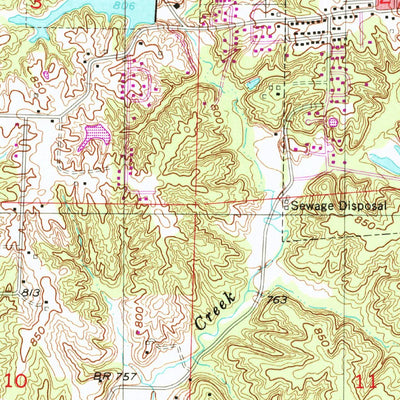United States Geological Survey Moberly, MO (1953, 24000-Scale) digital map