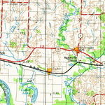 United States Geological Survey Moberly, MO (1954, 250000-Scale) digital map