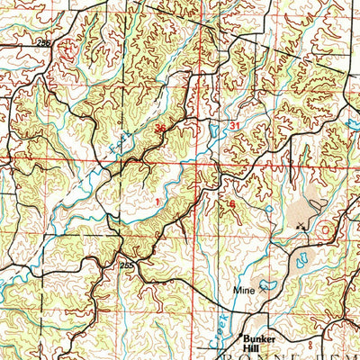 United States Geological Survey Moberly, MO (1985, 100000-Scale) digital map
