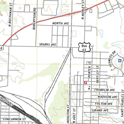 United States Geological Survey Moberly, MO (2021, 24000-Scale) digital map