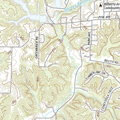 United States Geological Survey Moberly, MO (2021, 24000-Scale) digital map