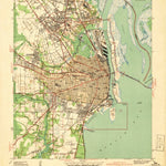 United States Geological Survey Mobile, AL (1940, 31680-Scale) digital map