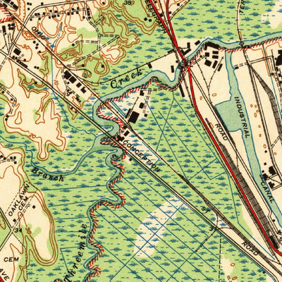 United States Geological Survey Mobile, AL (1940, 31680-Scale) digital map