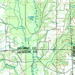 United States Geological Survey Mobile, AL-MS (1994, 100000-Scale) digital map