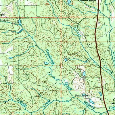 United States Geological Survey Mobile, AL-MS (1994, 100000-Scale) digital map