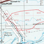 United States Geological Survey Mobile, AL-MS-LA (1953, 250000-Scale) digital map