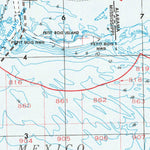 United States Geological Survey Mobile, AL-MS-LA (1953, 250000-Scale) digital map