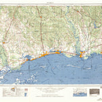 United States Geological Survey Mobile, AL-MS-LA (1957, 250000-Scale) digital map