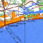 United States Geological Survey Mobile, AL-MS-LA (1984, 250000-Scale) digital map