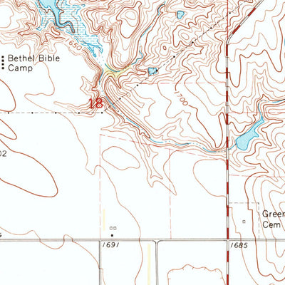United States Geological Survey Mobridge, SD (1967, 24000-Scale) digital map
