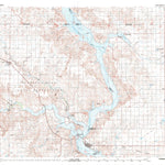 United States Geological Survey Mobridge, SD-ND (1985, 100000-Scale) digital map