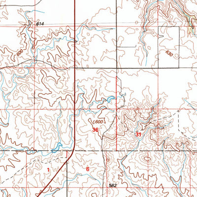 United States Geological Survey Mobridge, SD-ND (1985, 100000-Scale) digital map