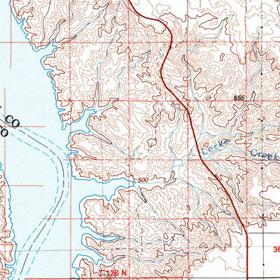 United States Geological Survey Mobridge, SD-ND (1985, 100000-Scale) digital map