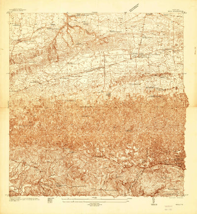 United States Geological Survey Moca, PR (1937, 20000-Scale) digital map