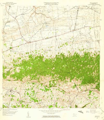 United States Geological Survey Moca, PR (1956, 20000-Scale) digital map