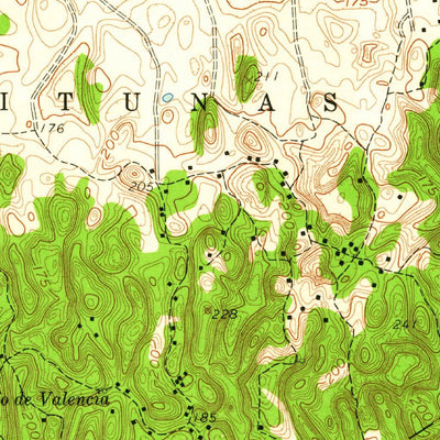 United States Geological Survey Moca, PR (1956, 20000-Scale) digital map