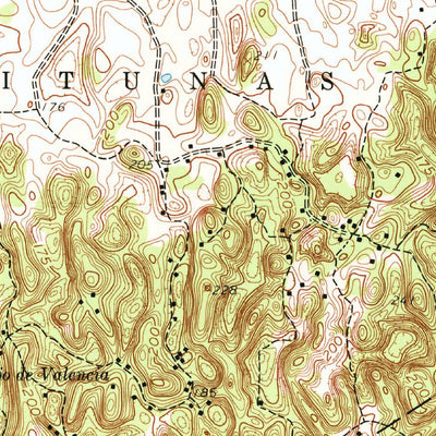 United States Geological Survey Moca, PR (1964, 20000-Scale) digital map
