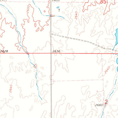 United States Geological Survey Mocane NW, OK (1970, 24000-Scale) digital map