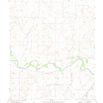 United States Geological Survey Mocane SE, OK (1970, 24000-Scale) digital map