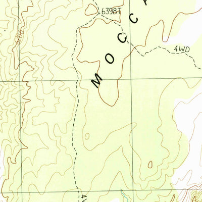 United States Geological Survey Moccasin, AZ (1988, 24000-Scale) digital map