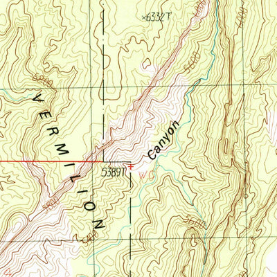 United States Geological Survey Moccasin, AZ (1988, 24000-Scale) digital map