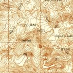 United States Geological Survey Moccasin Lake, WY (1937, 48000-Scale) digital map