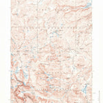 United States Geological Survey Moccasin Lake, WY (1937, 62500-Scale) digital map