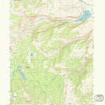United States Geological Survey Moccasin Lake, WY (1981, 24000-Scale) digital map