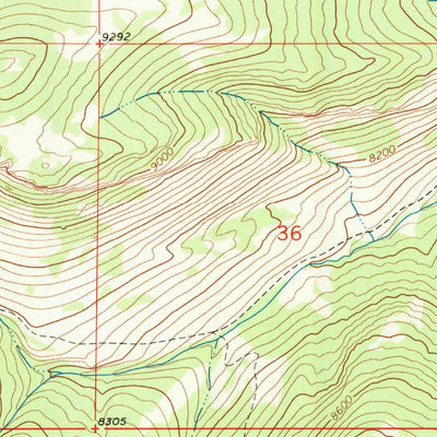 United States Geological Survey Moccasin Lake, WY (1981, 24000-Scale) digital map