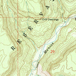 United States Geological Survey Moccasin Mesa, CO (1967, 24000-Scale) digital map