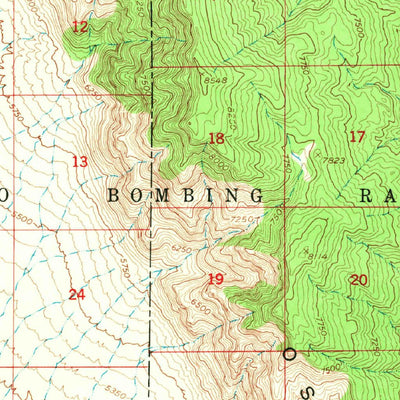 United States Geological Survey Mockingbird Gap, NM (1948, 62500-Scale) digital map