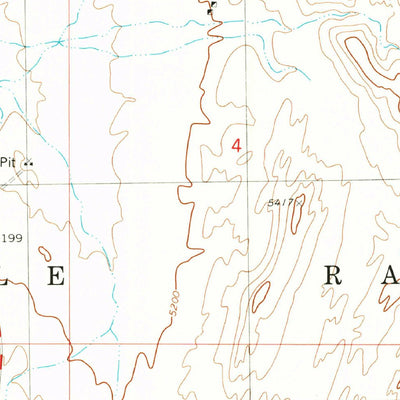 United States Geological Survey Mockingbird Gap, NM (1982, 24000-Scale) digital map