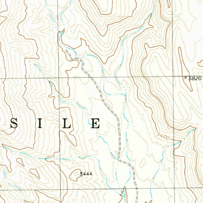 United States Geological Survey Mockingbird Gap SE, NM (1982, 24000-Scale) digital map