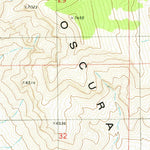 United States Geological Survey Mockingbird Gap SE, NM (1982, 24000-Scale) digital map