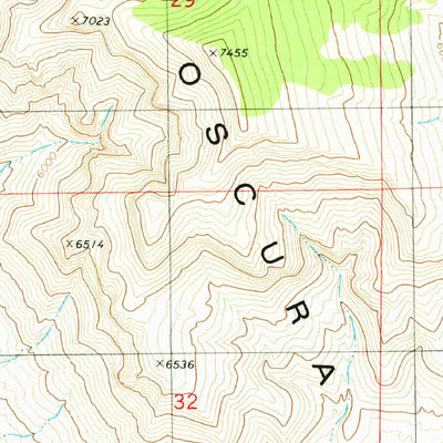 United States Geological Survey Mockingbird Gap SE, NM (1982, 24000-Scale) digital map