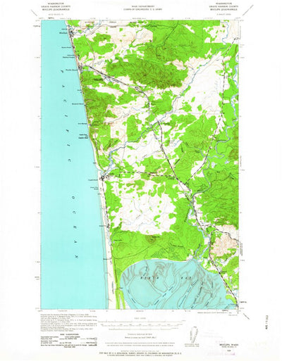 United States Geological Survey Moclips, WA (1938, 62500-Scale) digital map