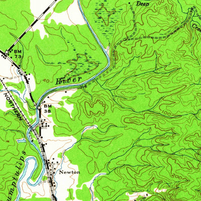 United States Geological Survey Moclips, WA (1938, 62500-Scale) digital map