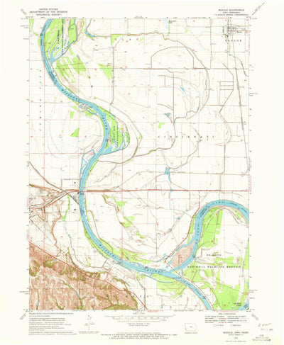 United States Geological Survey Modale, IA-NE (1970, 24000-Scale) digital map