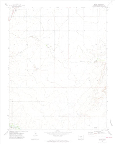 United States Geological Survey Model, CO (1971, 24000-Scale) digital map