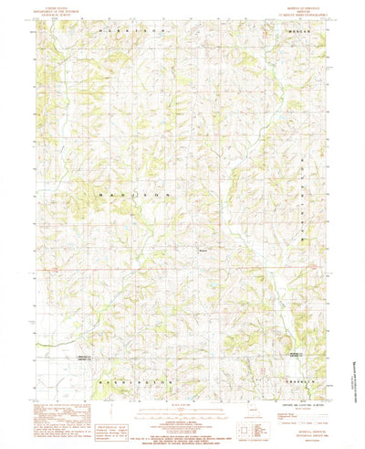 United States Geological Survey Modena, MO (1984, 24000-Scale) digital map