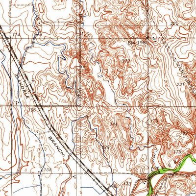 United States Geological Survey Modesto East, CA (1939, 62500-Scale) digital map